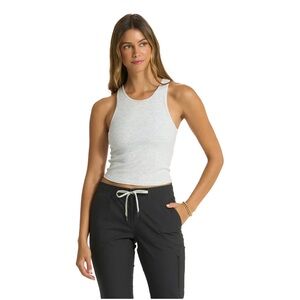Vuori Elevation Plyo tank- heather gray, size M
